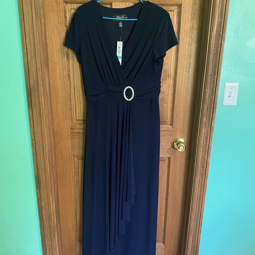 Beautiful and comfortable navy dress